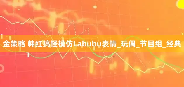 金策略 韩红搞怪模仿Labubu表情_玩偶_节目组_经典