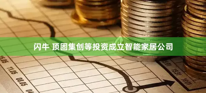 闪牛 顶固集创等投资成立智能家居公司